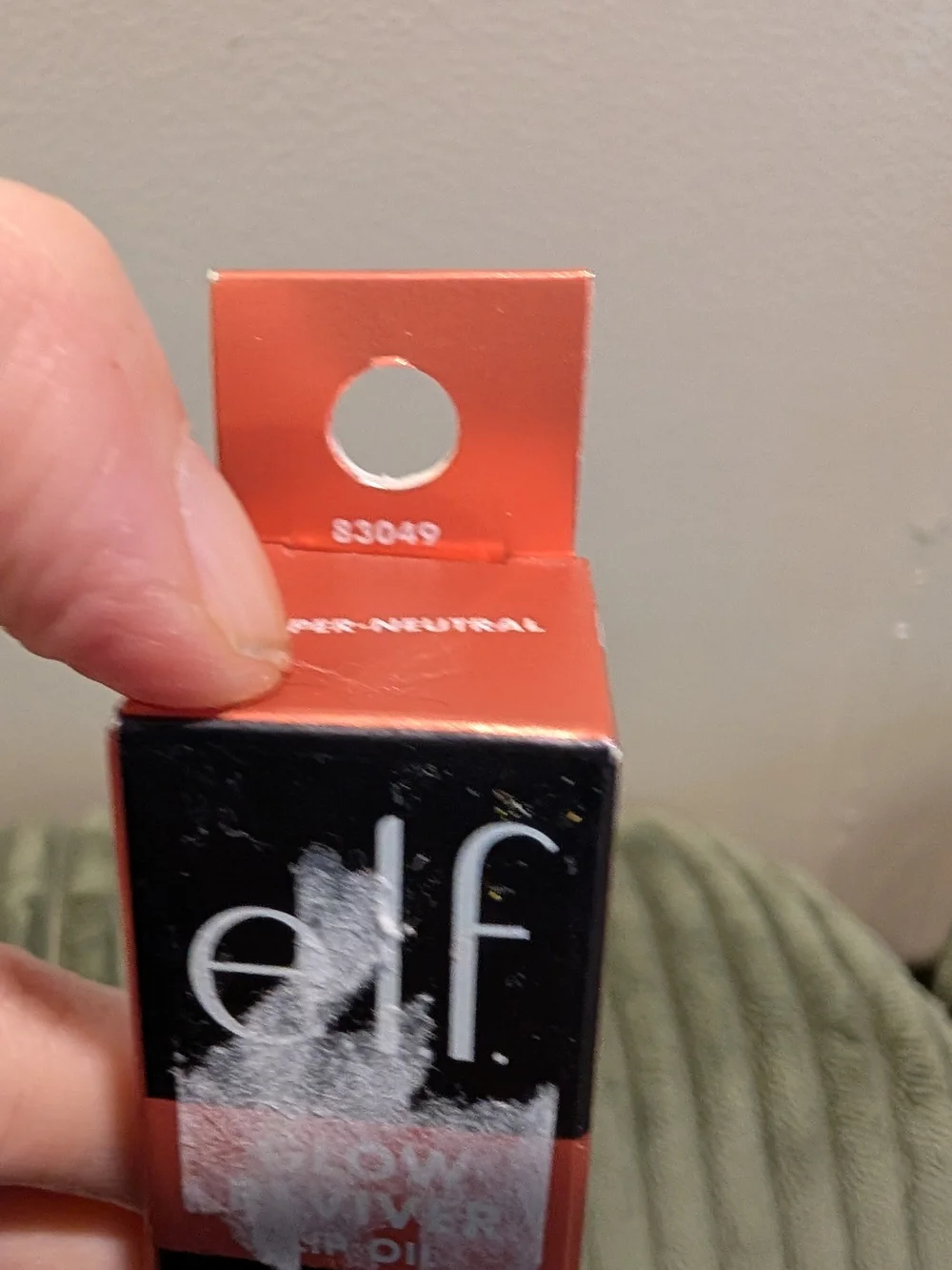 🦋 E.L.F. Glow Reviver Lip Oil Glimmer Finish~SUPER NEUTRAL NEW